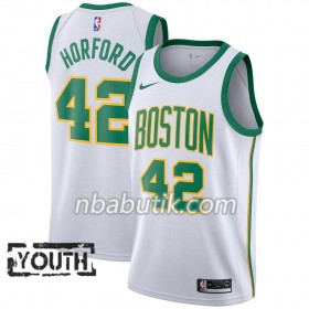 NBA Børn Trøje Boston Celtics Al Horford 42 2018-19 Nike City Edition Hvid Swingman